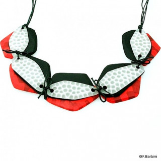 Glass modern necklace japanese design