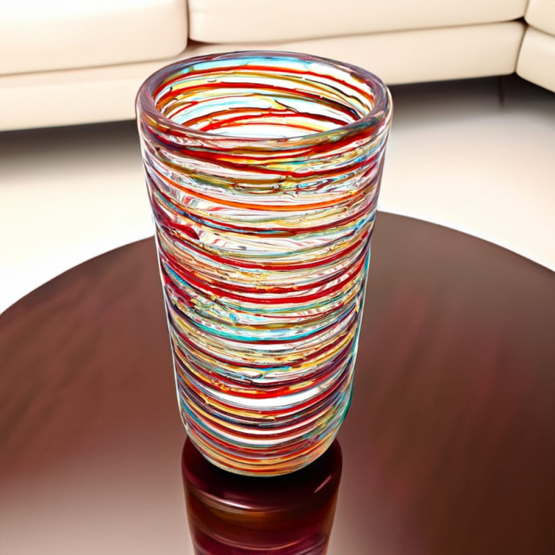 Murano Glass Vase Blown Made