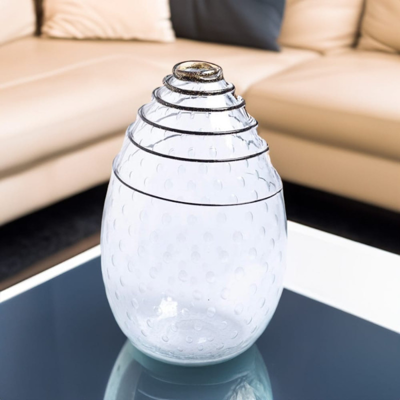 Murano Glass Vase Classic Crystal