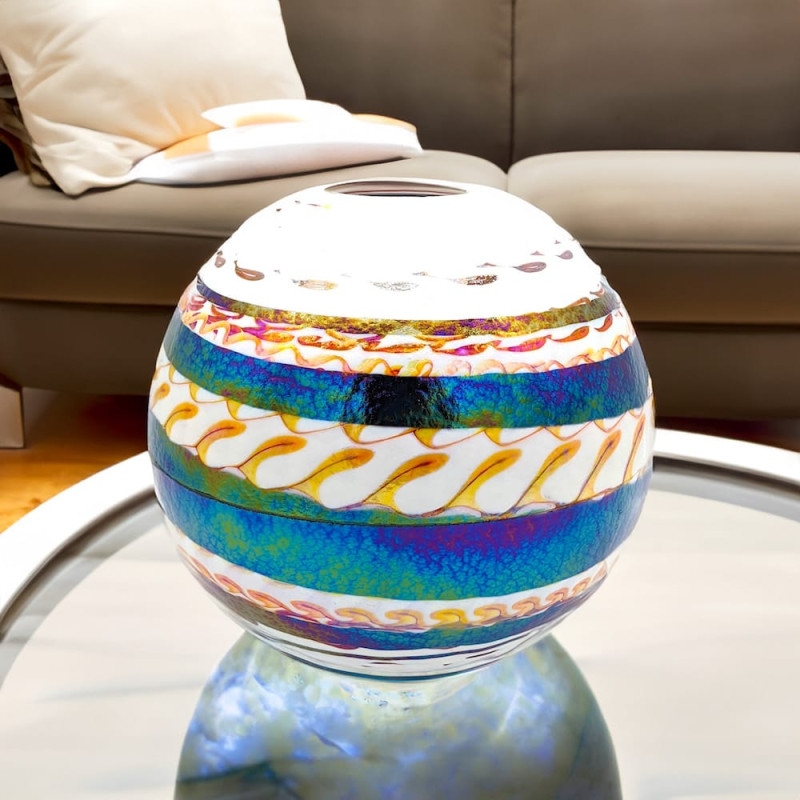 Murano Glass Vase Rounded