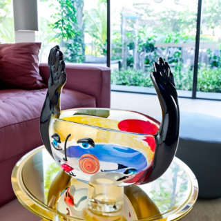 Murano Glass Vase Abstract