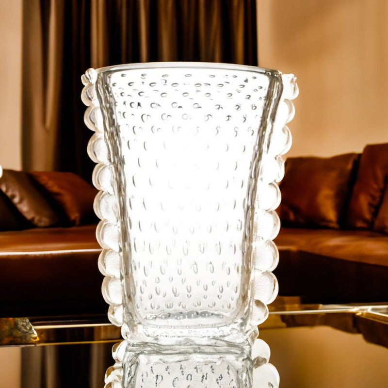 Murano Glass Vase Classic Gold