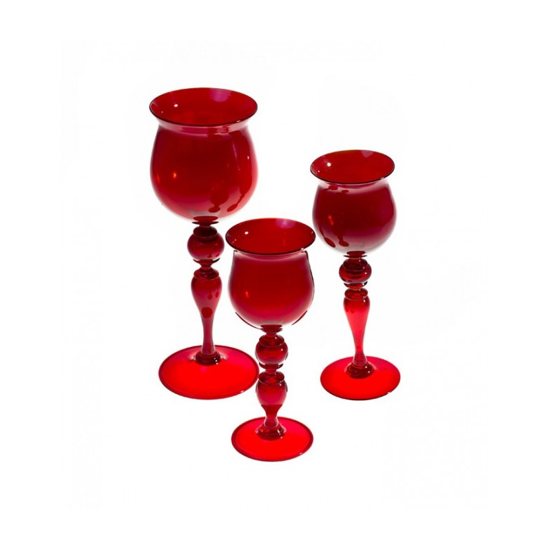 Elegant murano glass drinking set