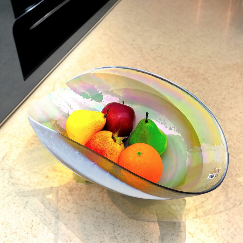 Portafrutta Vetro Soffiato