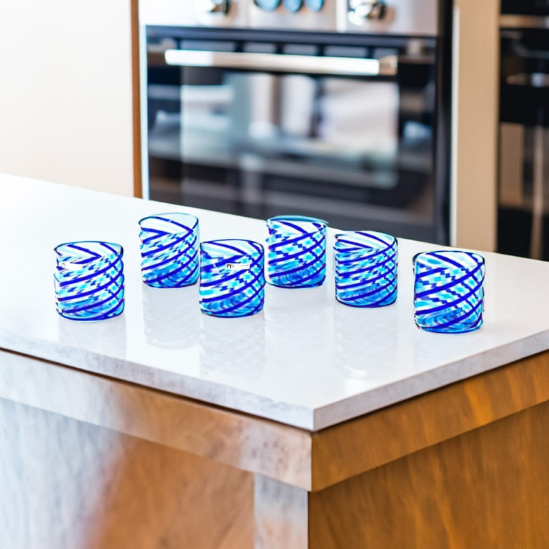 Murano Glass Tumblers Set