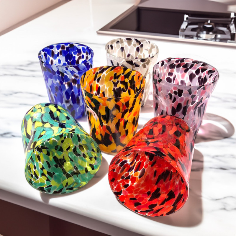 Bicchieri Vetro Artistico Murano