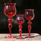 Dining table setting glasses
