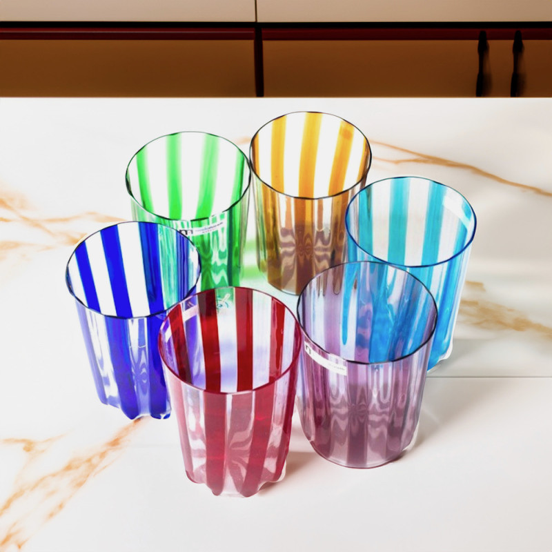 Murano Glass Tumblers Set