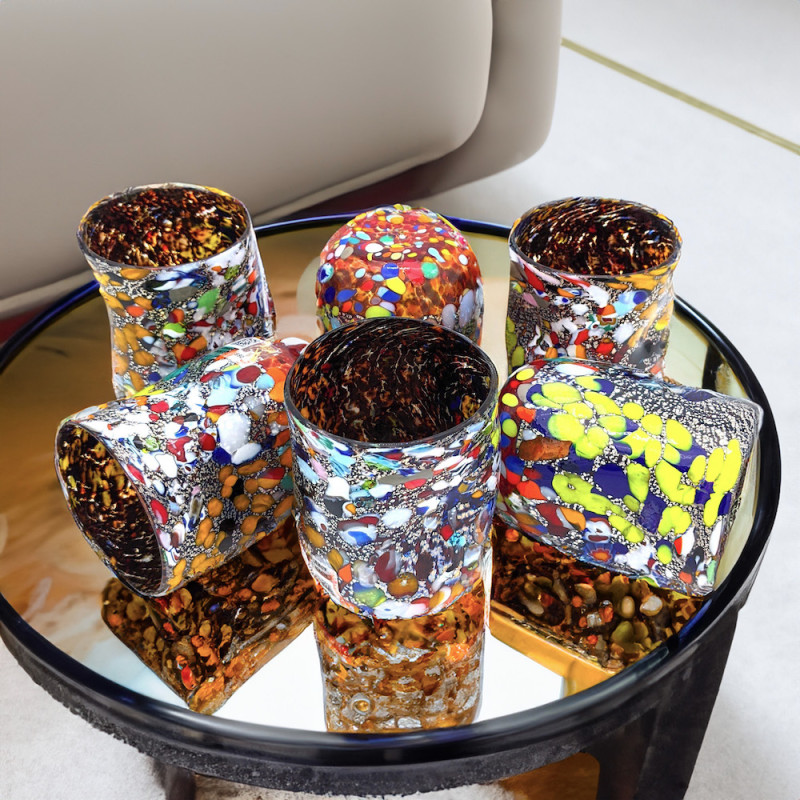 Murano Glass Tumblers Home Decor