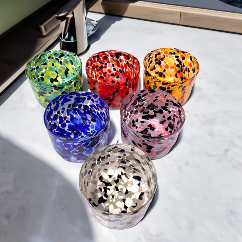 Murano Glass Tumblers Low