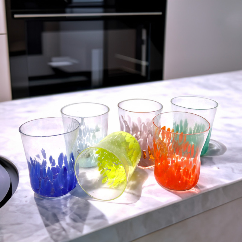 Murano Glass Tumblers Handmade