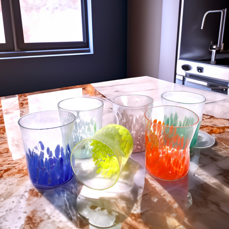 Murano Glass Blown Tumblers