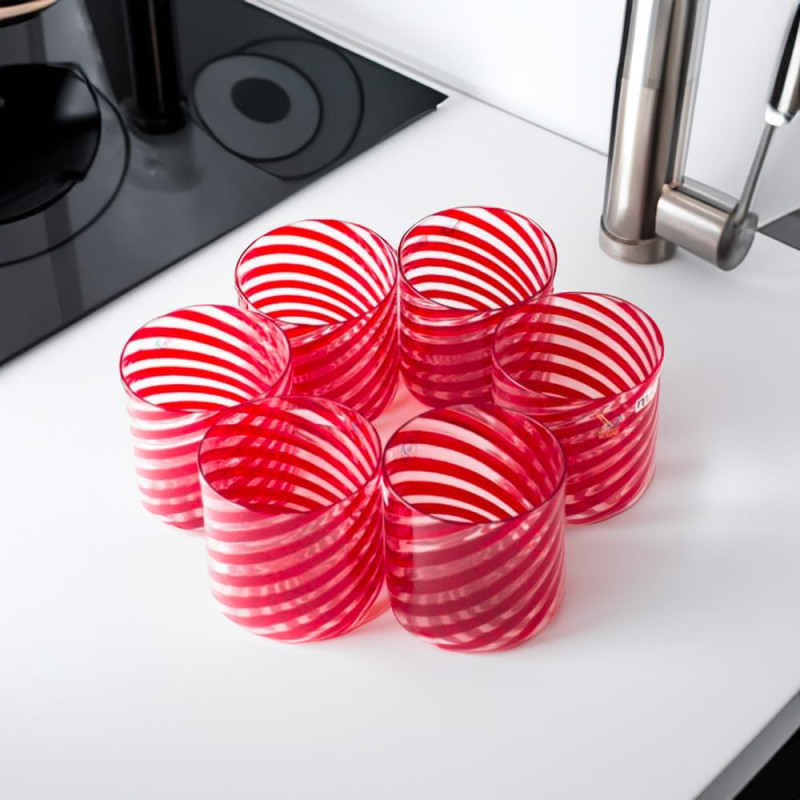 Murano Glass Tumblers Set