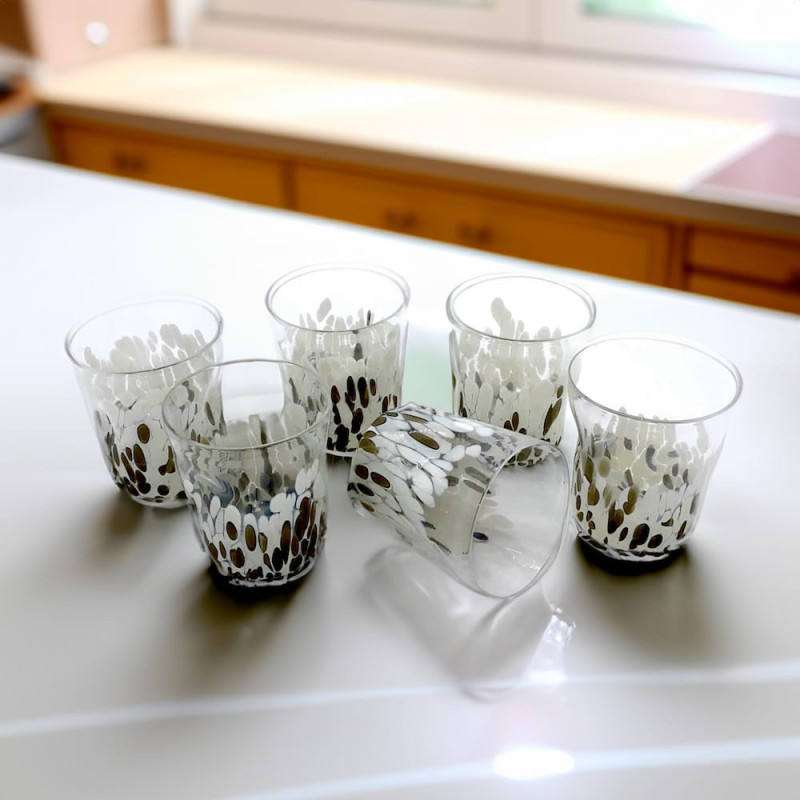 Murano Glass Tumblers Blown