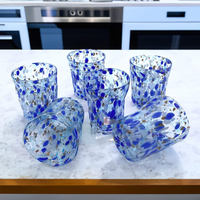 Murano Glass Tumblers Blown