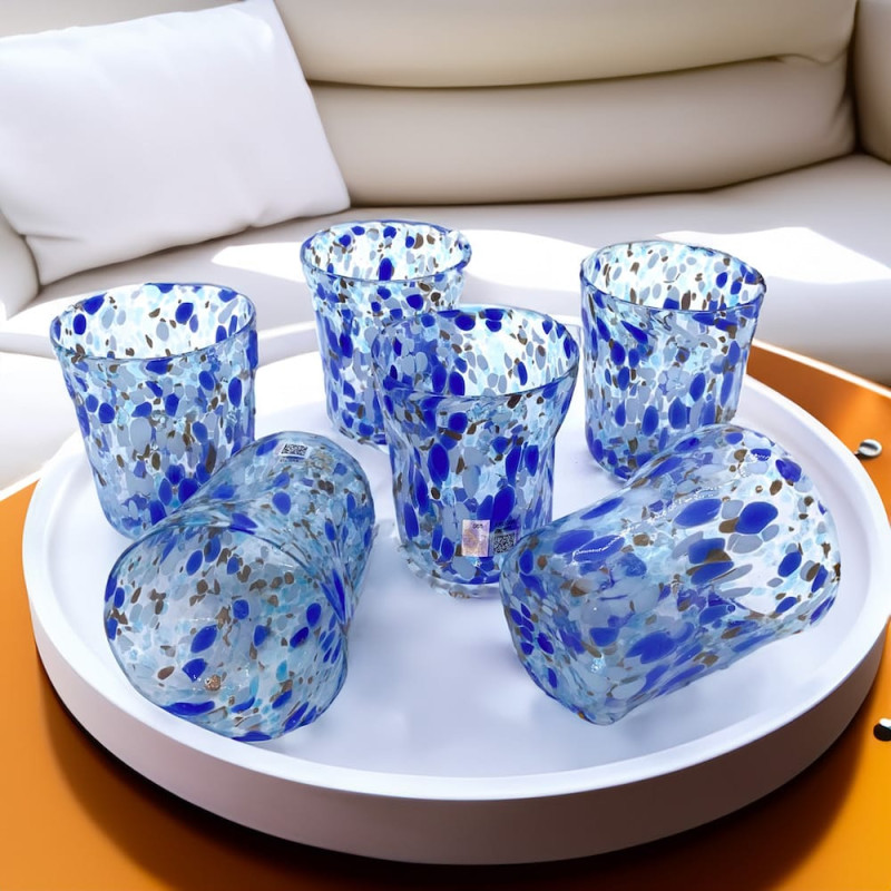 Murano Glass Tumblers Set