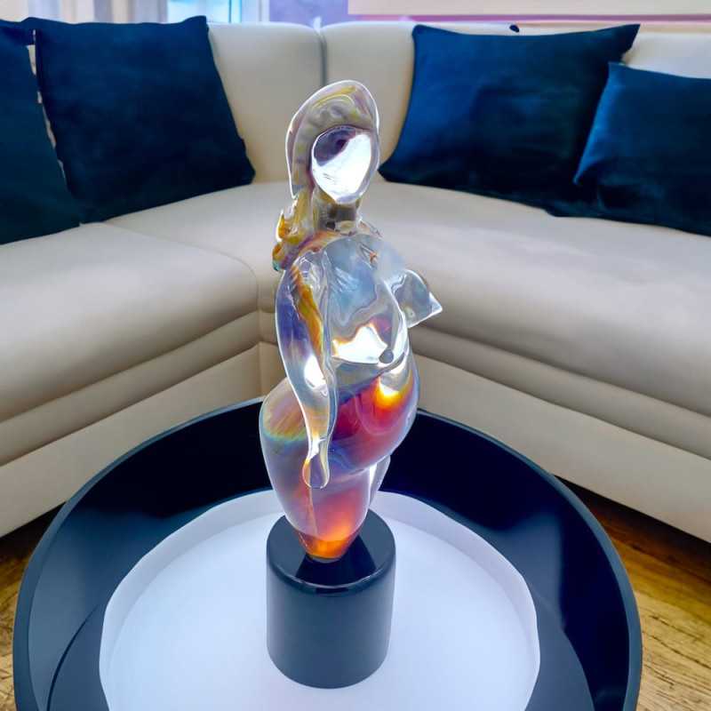 Scultura Donna Vetro Murano