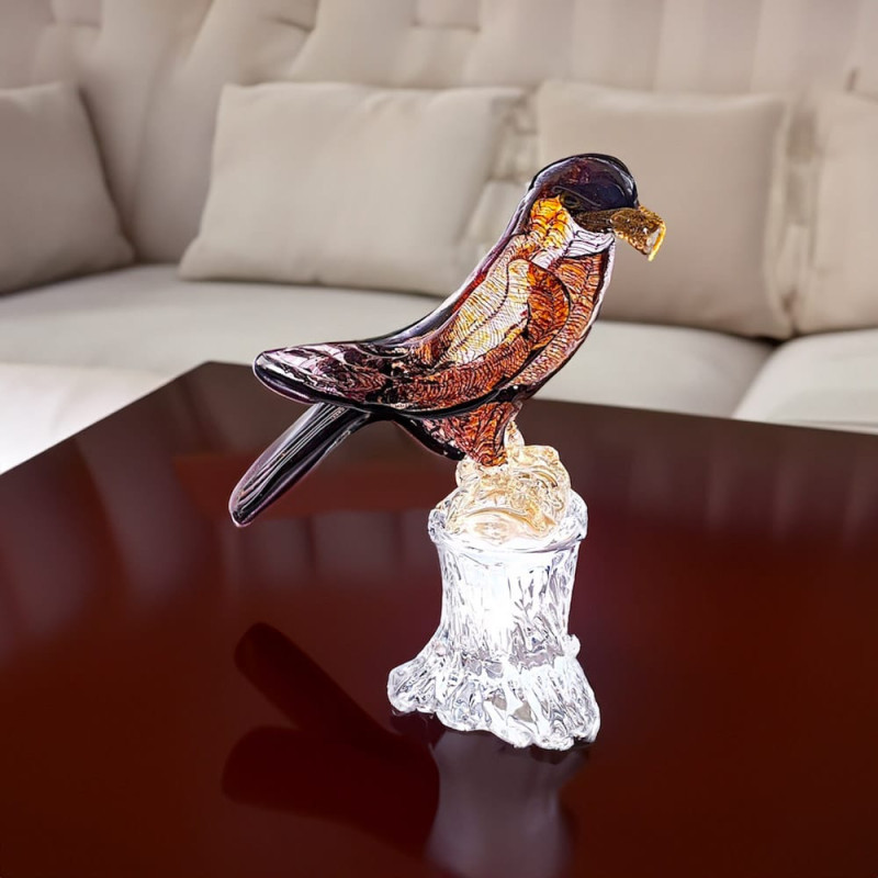 Murano Glass Sculpture Bird