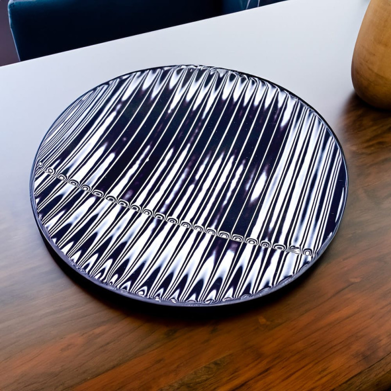 Murano Glass Round Plate