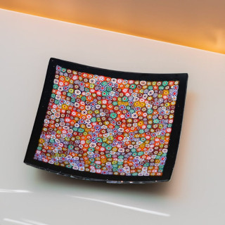Murano Glass Murrine Plate