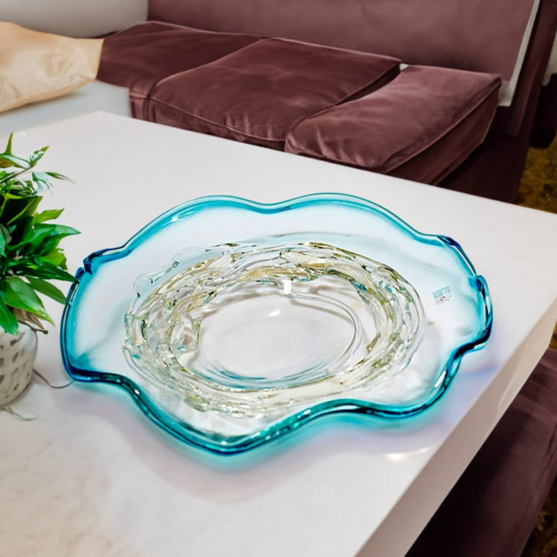 Murano Glass Blown Plate