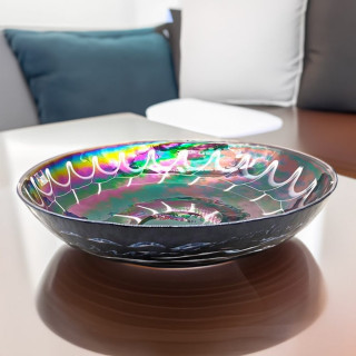 Murano Glass Black Bowl