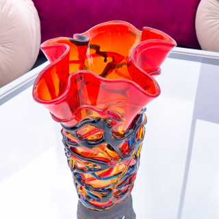 Murano glass Vase Red