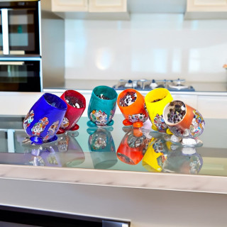 Blown made glassware set