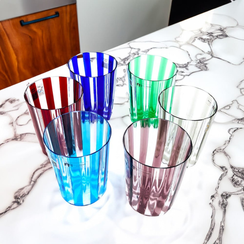 Murano glass Tumblers set