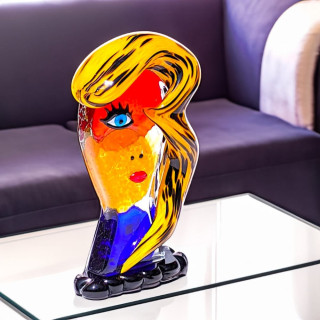 Blown Made Sculpture of Glass