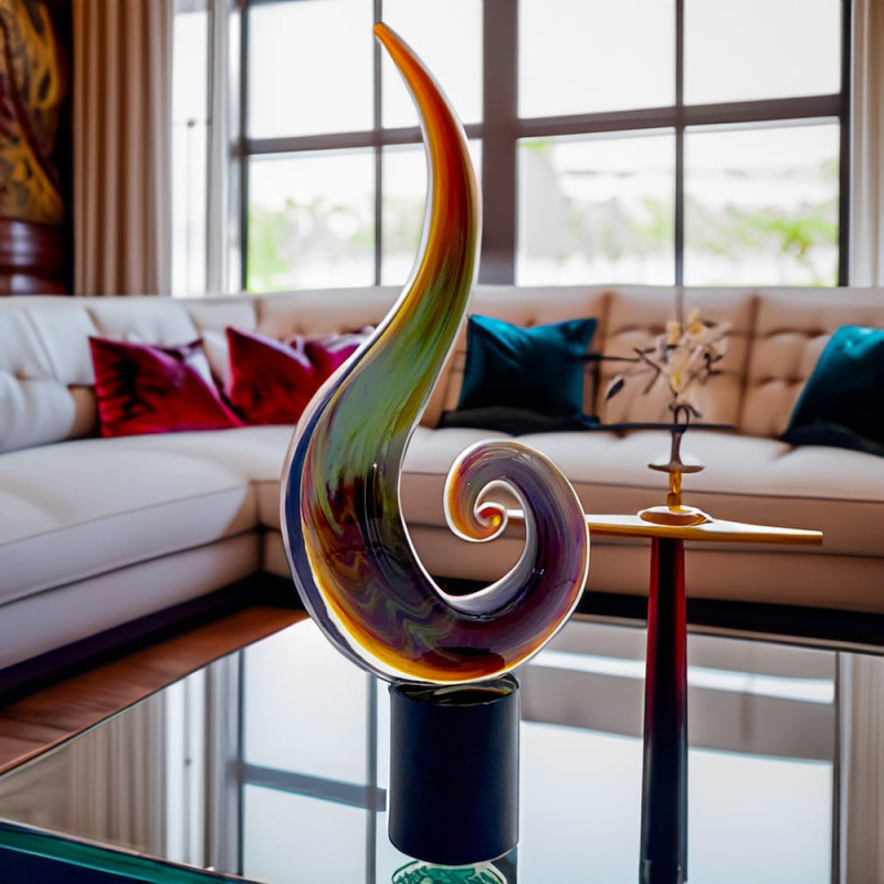 Murano glass sculpture for home decor