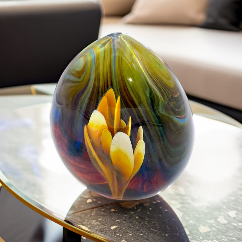 murano glass blown made sculpture
