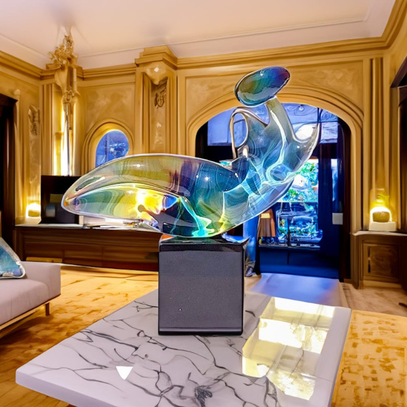 Home decor murano glass sculpture
