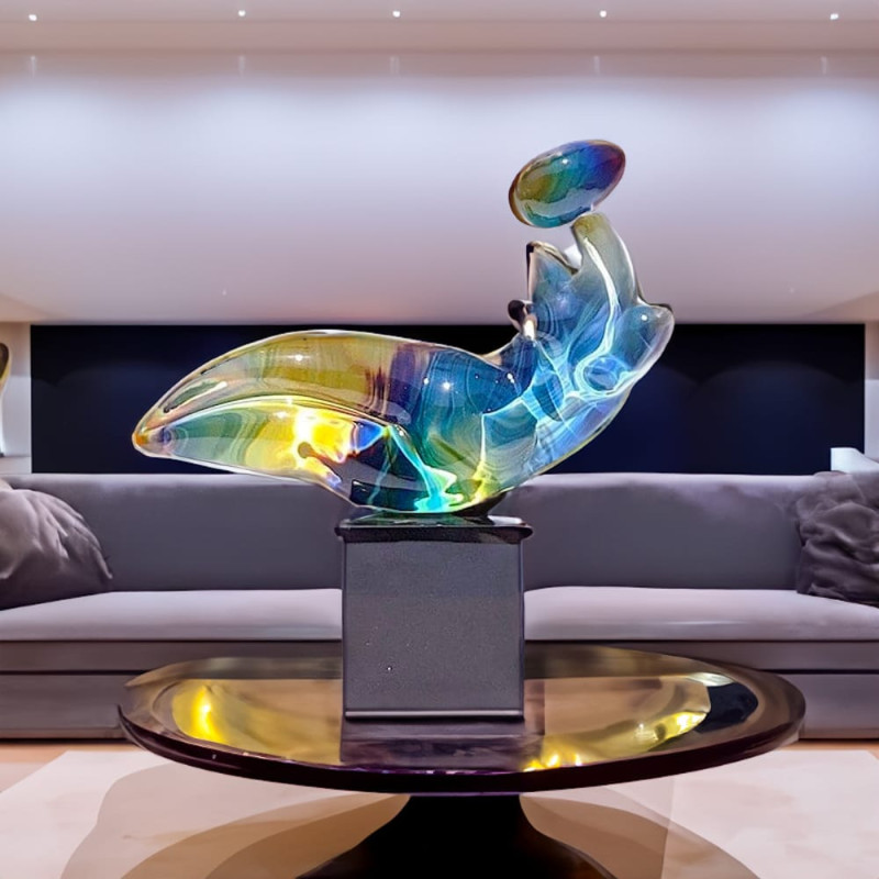 murano glass home decor sculpture