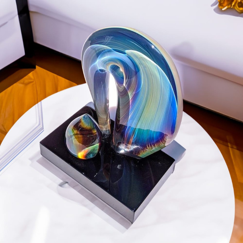 murano glass sculpture home decor