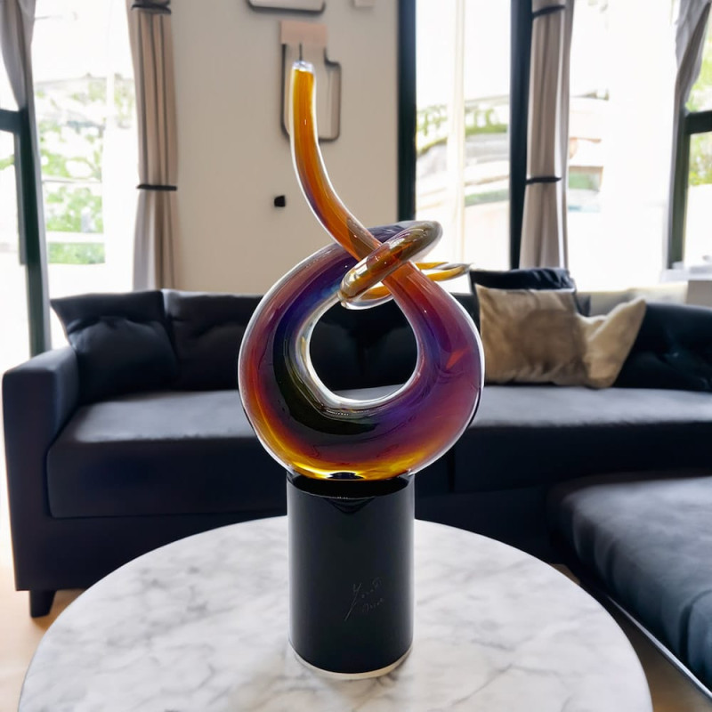 murano glass modern sculpture