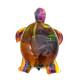 sculpture of turtle with Chalcedony glass