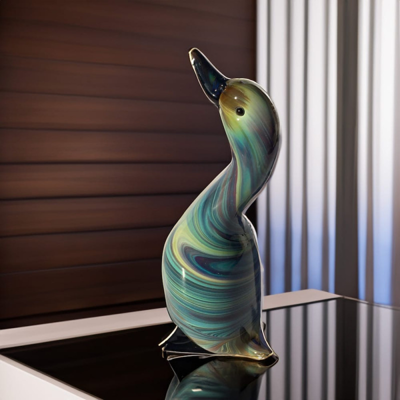 GOOSE art glass freshwater bird