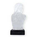 CRYSTAL ISABELLA Female Bust in Handmade Glass