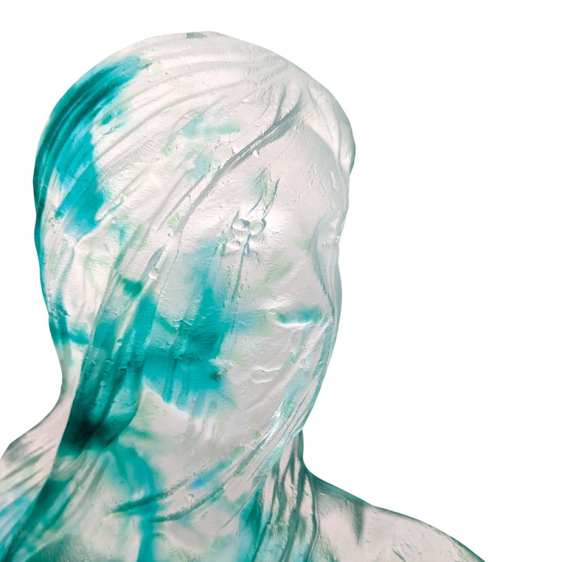 Classic Bust Clear Glass