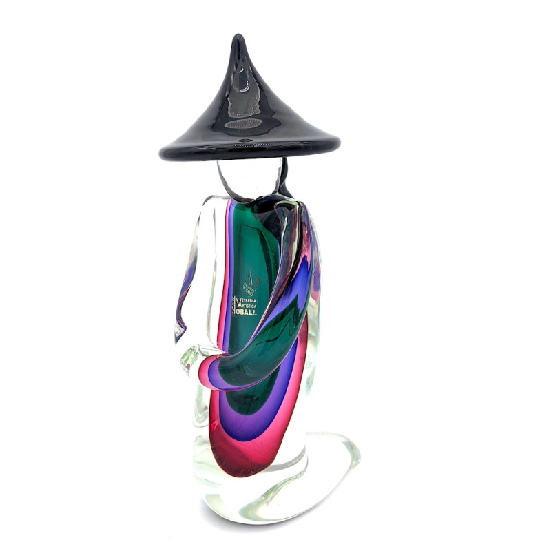 scultura moderna in vetro di Murano