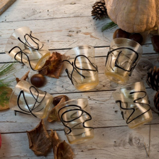 Decorative glasses in Murano glass