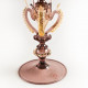 gold and violet decorative goblet 
