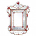 CA' PESARO red flower luxury mirror