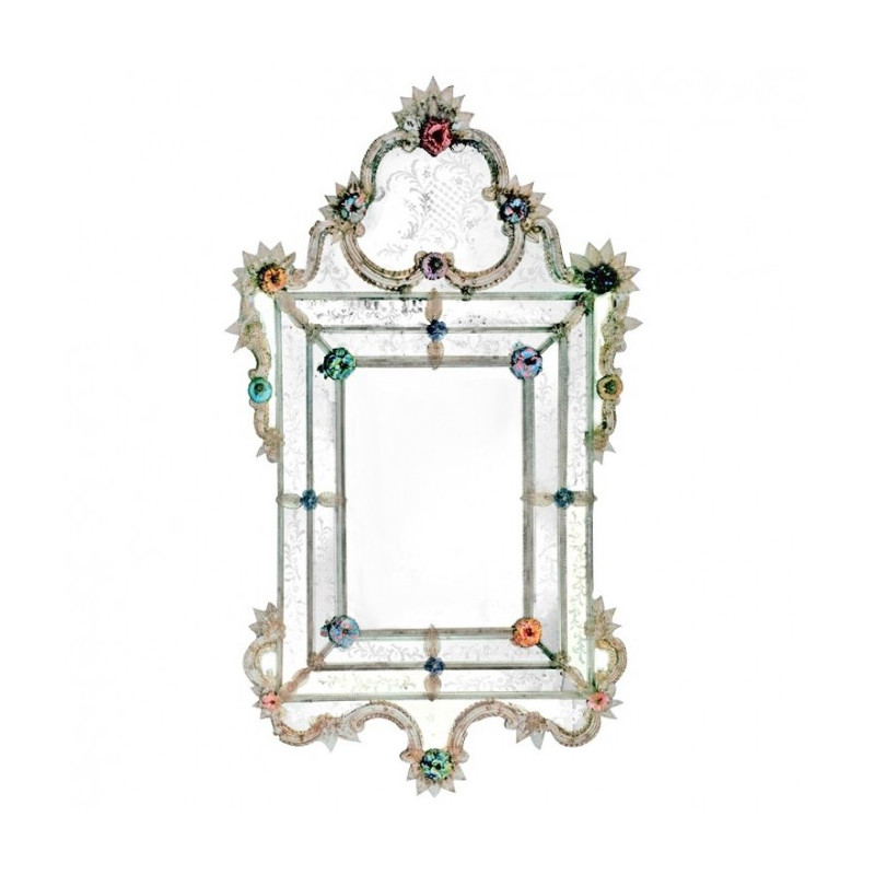 Specchio in vetro di Murano