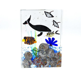 Murano Glass Ocean Sculpture