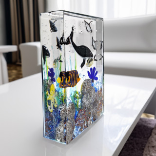 Murano Glass Aquarium Sculpture
