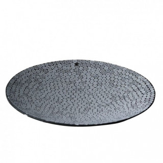 Venice centerpiece in white glass of modern design