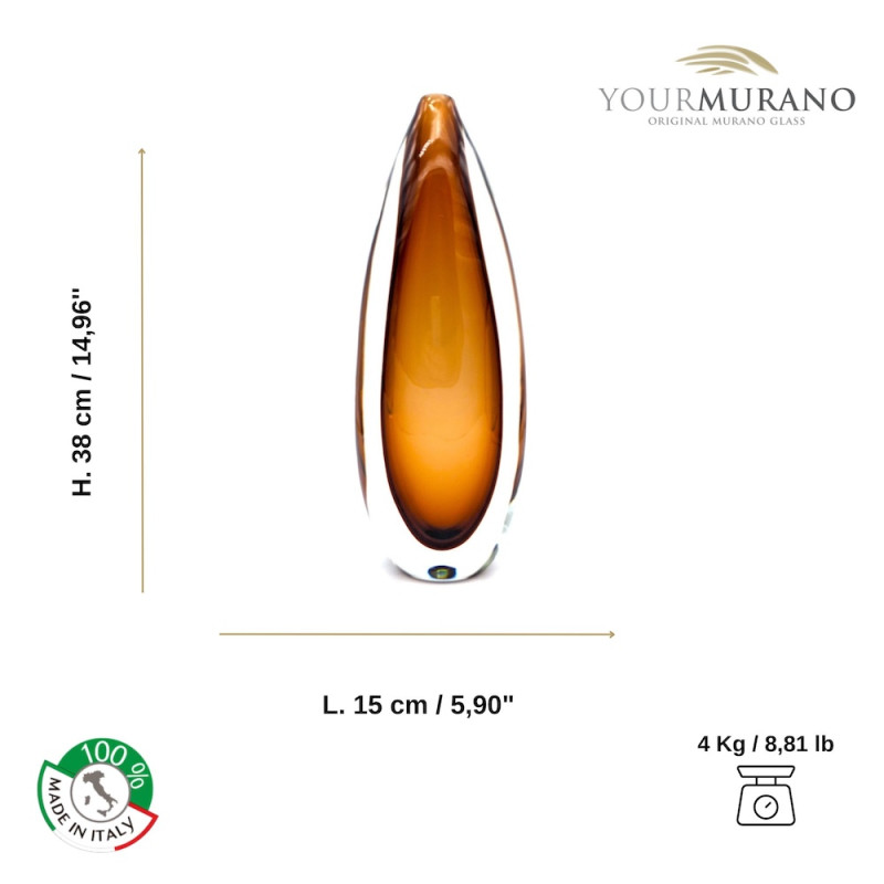 Vaso Vetro Idea Arredo