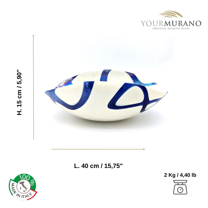 Glass Shell Centerpiece